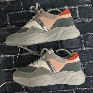 COLD LAUNDRY REDEMPTION Double Tongue Low Top Platform Sneakers